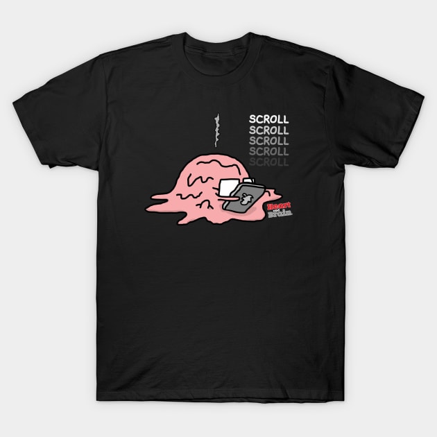 Brain Scrolling T-Shirt by the Awkward Yeti